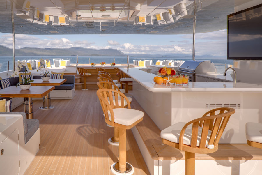 Endless Summer Sun Deck New Zealand yacht charter