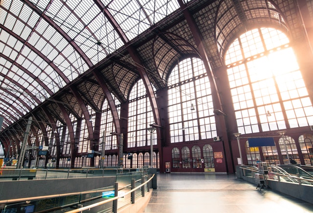 airport arched window architecture belgium 447426