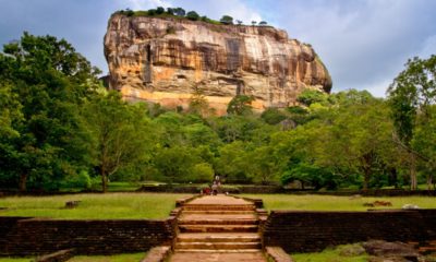 sigiriya sri lanka dambulla mountain unesco landscape stone rock formation 1092213