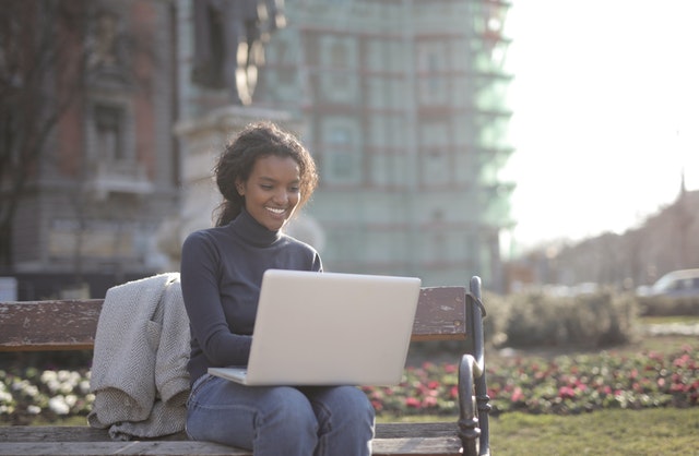 photo of woman using laptop 3894228