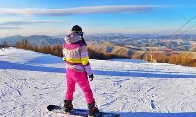 person snowboarding on field 1705667