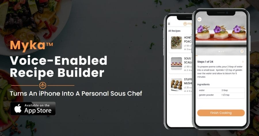 Myka™ Voice-Enabled Recipe Cooking Book App Turns An IPhone Into A ...
