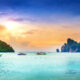 phi phi island ocean thailand