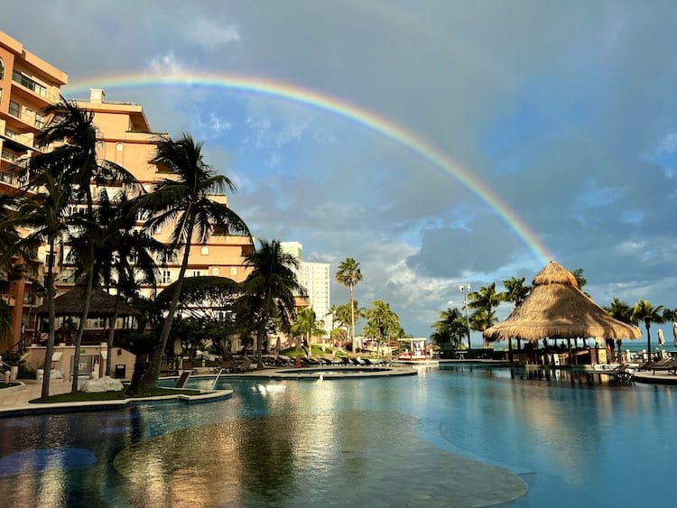Grand Fiesta Americana Coral Beach Cancun rainbow