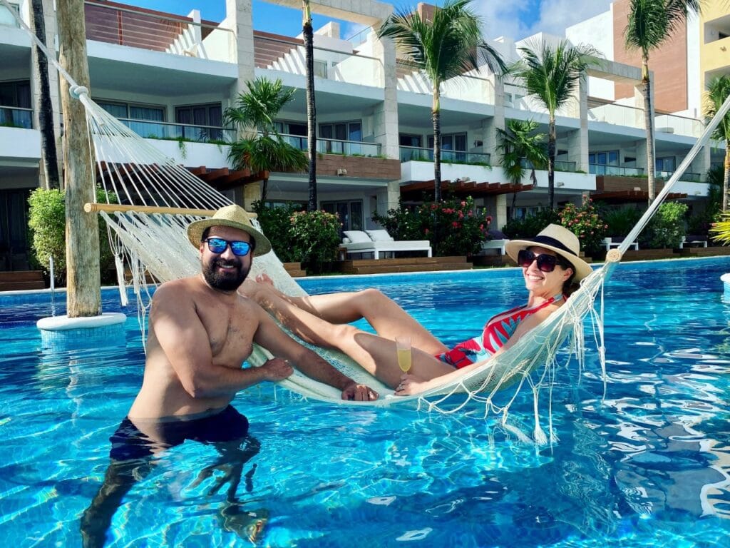 Hammock time at Excellence Playa Mujeres