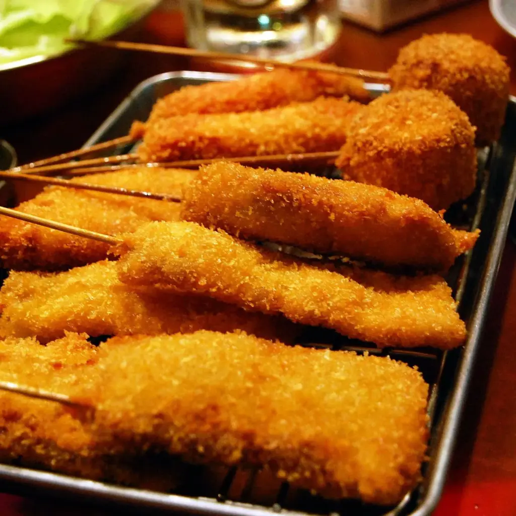 The Ultimate Osaka Food Markets Guide for 2025: What to Eat, Where to Go and Secret Spots 21 Kushikatsu 1 1362x1362 1